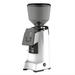 Front right view of the CREM Pulse 75 coffee grinder in white