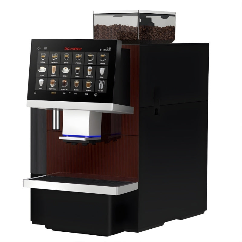 Dr Coffee F16 Bean to Cup Coffee Machine Front Right View