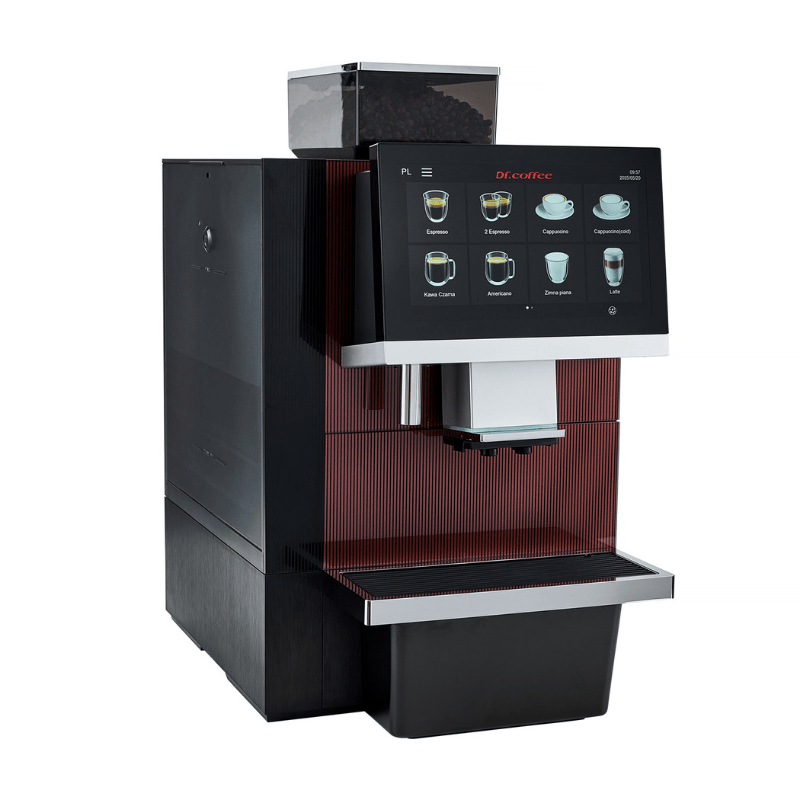 Dr Coffee F16 Bean to Cup Coffee Machine Front right View