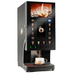 Matrix Quattro media instant coffee machine diagonal view of machine dispensing a coffee