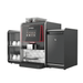 Westomatic Primo Compact bean to cup coffee machine side view with cup warmer and milk fridge