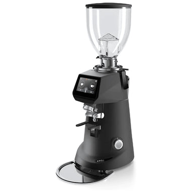 Front Right View of the Sanremo SR83 E PRO coffee grinder in black